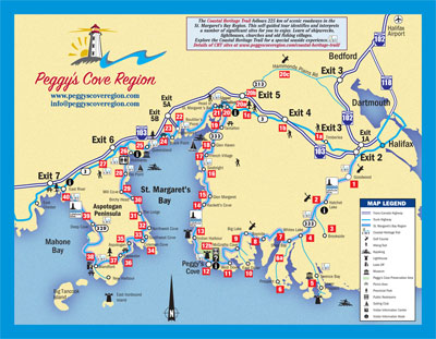 Peggys Cove Region Lap Map